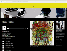 Tablet Screenshot of dizzyfeather.bandcamp.com