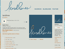 Tablet Screenshot of landlines.bandcamp.com
