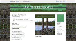 Desktop Screenshot of iamthreepeople.bandcamp.com