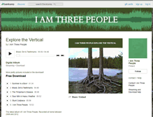 Tablet Screenshot of iamthreepeople.bandcamp.com