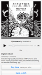 Mobile Screenshot of anastatica.bandcamp.com