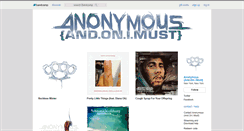 Desktop Screenshot of anonymousandonimust.bandcamp.com