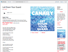 Tablet Screenshot of canary.bandcamp.com