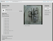 Tablet Screenshot of chineseeye.bandcamp.com