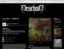 Tablet Screenshot of deschainmetal.bandcamp.com