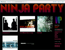 Tablet Screenshot of ninjaparty.bandcamp.com