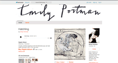 Desktop Screenshot of emilyportman.bandcamp.com