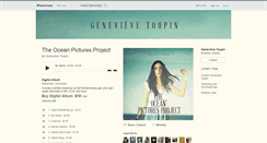 Desktop Screenshot of genevievetoupin.bandcamp.com