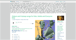 Desktop Screenshot of mynameisgideon.bandcamp.com