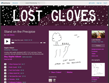 Tablet Screenshot of lostgloves.bandcamp.com