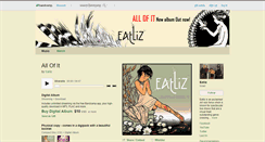 Desktop Screenshot of eatliz.bandcamp.com
