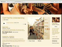 Tablet Screenshot of littlesisters.bandcamp.com
