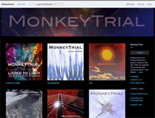 Tablet Screenshot of monkeytrial.bandcamp.com