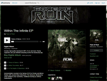 Tablet Screenshot of faceofruin.bandcamp.com