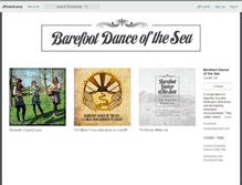 Tablet Screenshot of barefootdanceofthesea.bandcamp.com