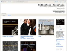 Tablet Screenshot of collectiveacoustics.bandcamp.com