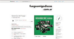 Desktop Screenshot of fuegoamigodiscos.bandcamp.com