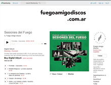 Tablet Screenshot of fuegoamigodiscos.bandcamp.com