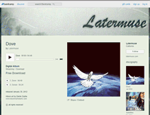 Tablet Screenshot of latermuse.bandcamp.com