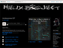 Tablet Screenshot of helixproject.bandcamp.com
