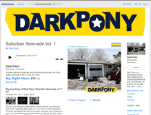 Tablet Screenshot of darkpony.bandcamp.com