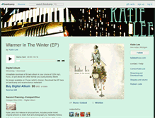 Tablet Screenshot of katielee.bandcamp.com