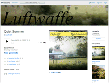 Tablet Screenshot of luftwafffe.bandcamp.com