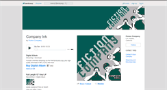 Desktop Screenshot of fictioncompany.bandcamp.com