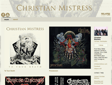 Tablet Screenshot of christianmistress.bandcamp.com