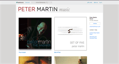 Desktop Screenshot of petermartinmusic.bandcamp.com
