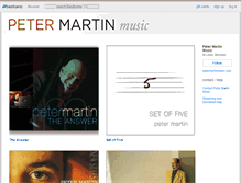 Tablet Screenshot of petermartinmusic.bandcamp.com