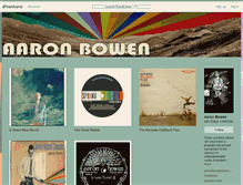 Tablet Screenshot of aaronbowen.bandcamp.com