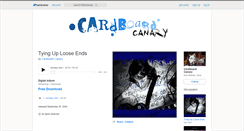 Desktop Screenshot of cardboardcanary.bandcamp.com