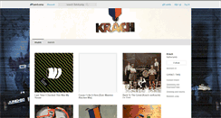 Desktop Screenshot of krach.bandcamp.com
