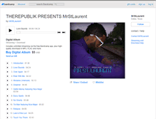 Tablet Screenshot of mrstlaurent.bandcamp.com