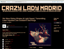 Tablet Screenshot of crazyladymadrid.bandcamp.com