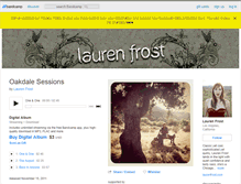 Tablet Screenshot of laurenfrost.bandcamp.com