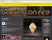 Tablet Screenshot of gardenonfire.bandcamp.com