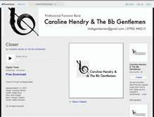 Tablet Screenshot of chbbgentlemen.bandcamp.com