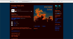 Desktop Screenshot of escapetime.bandcamp.com