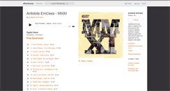 Desktop Screenshot of antidoteemcees.bandcamp.com