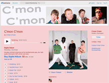Tablet Screenshot of cmoncmon.bandcamp.com