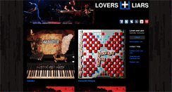 Desktop Screenshot of loversandliars.bandcamp.com