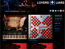Tablet Screenshot of loversandliars.bandcamp.com