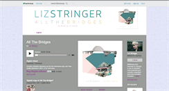 Desktop Screenshot of lizstringer.bandcamp.com