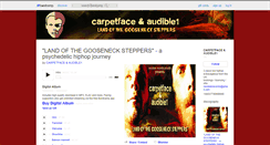 Desktop Screenshot of carpetfaceaudible.bandcamp.com