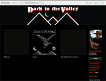Tablet Screenshot of darkinthevalley.bandcamp.com