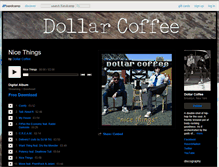 Tablet Screenshot of dollarcoffee.bandcamp.com