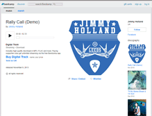 Tablet Screenshot of jimmyholland.bandcamp.com