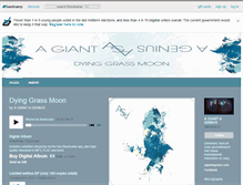 Tablet Screenshot of agiantagenius.bandcamp.com